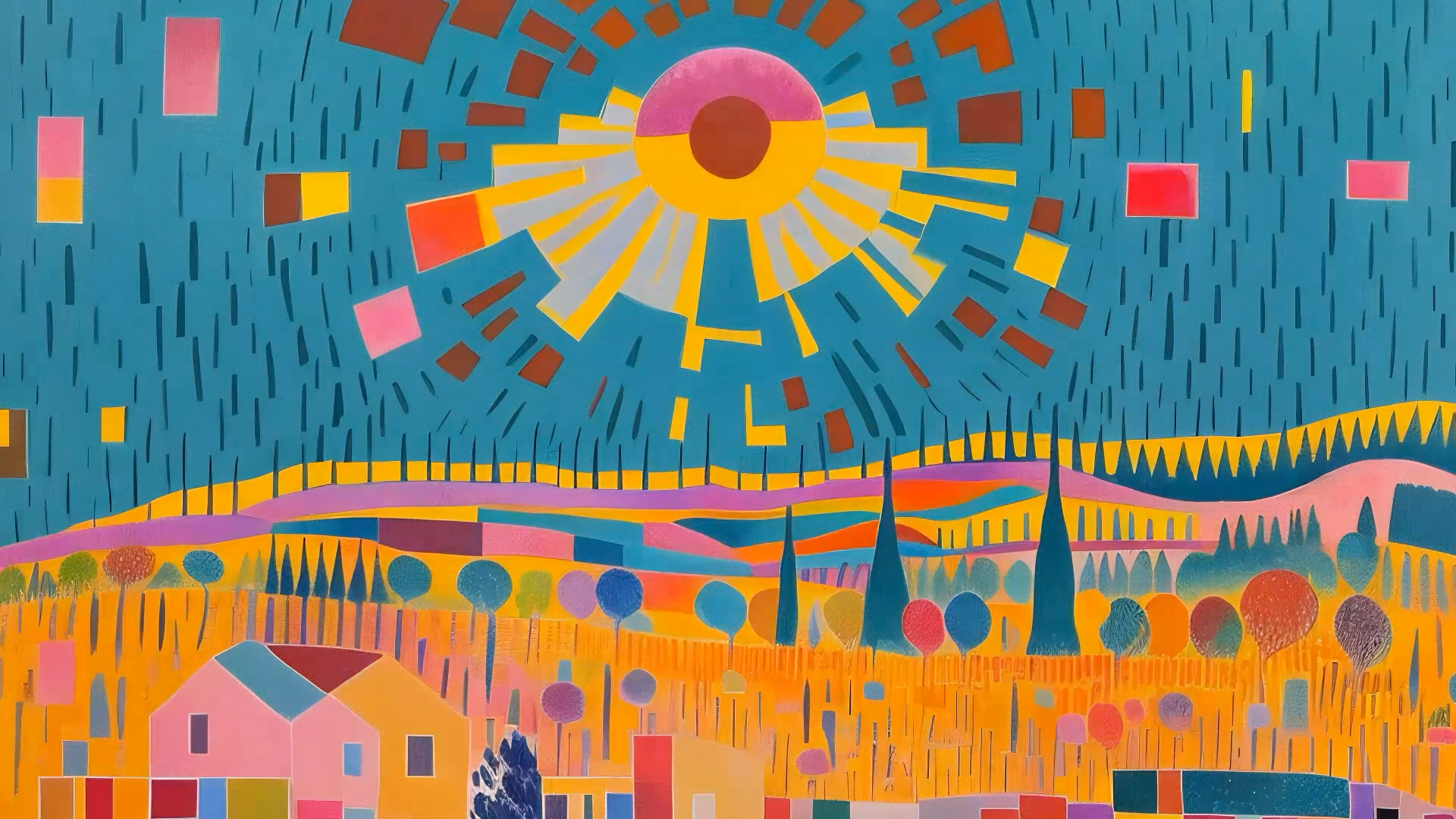 Panoramic illustration for Purpose and Responsibility